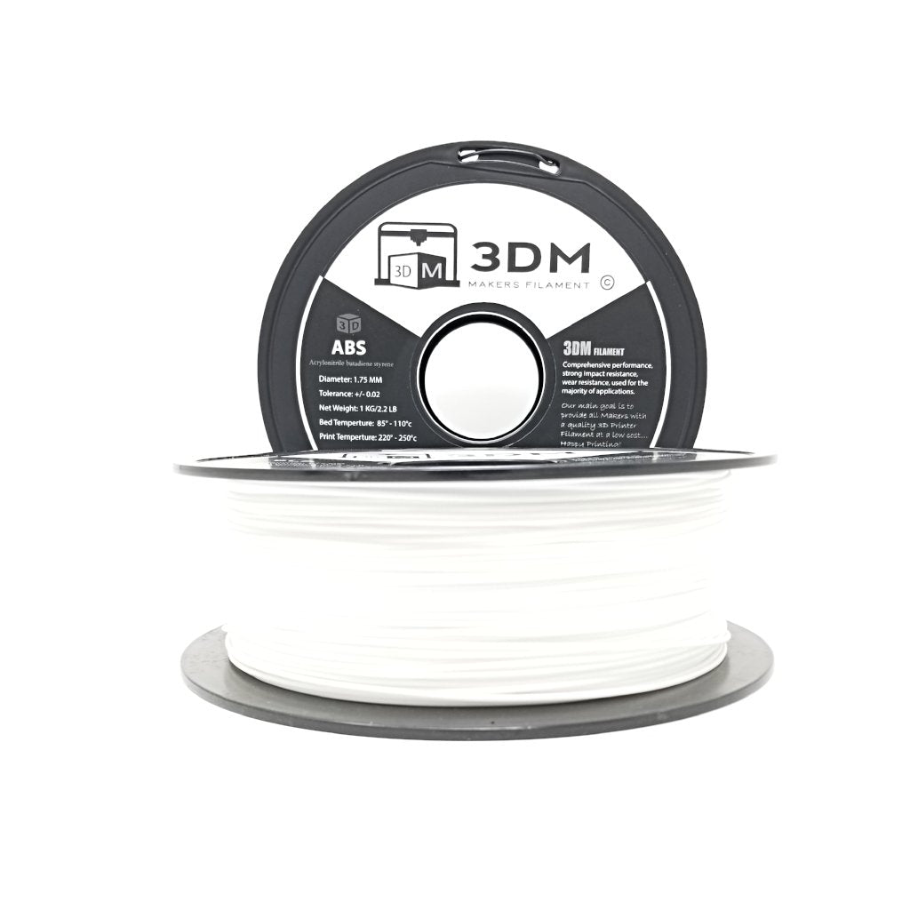 3DM ABS (White) 1.75mm 3D Printer Filament 1kg Spool