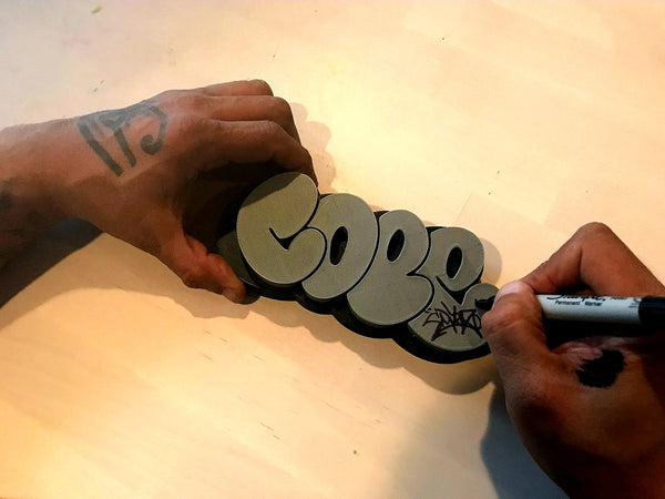 Cope2 3D White/Silver Bubble Limited Edition Piece 1 0f 25