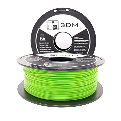 3DM (Green) PLA 1.75mm 3D Printer Filament 1kg Spool