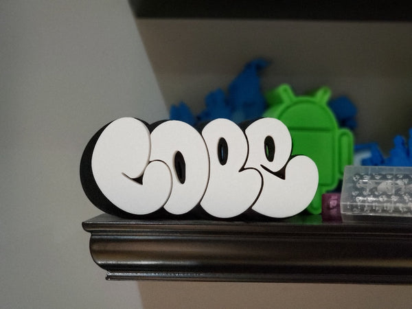 Cope2 3D White/Silver Bubble Limited Edition Piece 1 0f 25