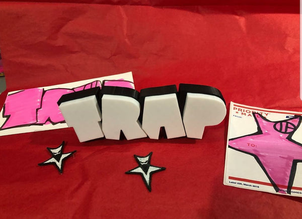 Trap IF (Black/White) 3D Block limited Edition Piece